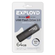 Накопитель USB 64Gb Exployd 620 чёрный