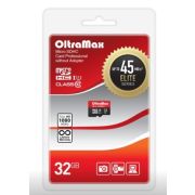 Карта памяти 32GB - OltraMax карта памяти microSDHC class 10 без адаптера UHS-1 Elite