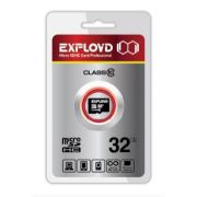 Карта памяти 32GB - Exployd карта памяти microSDHC сlass 10 без адаптера
