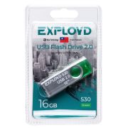 Накопитель USB 16Gb Exployd 530 зелёный