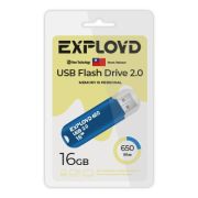Накопитель USB 16Gb Exployd 650 синий