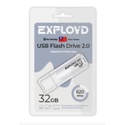 Накопитель USB 32Gb Exployd 620 белый