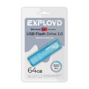 Накопитель USB 64Gb Exployd 620 синий