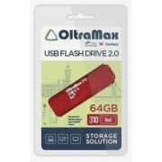 Накопитель USB 64Gb OltraMax 310 красный
