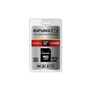 Карта памяти 32GB - Exployd карта памяти microSDHC сlass 10 с адаптером