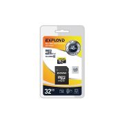 Карта памяти 32GB - Exployd карта памяти microSDHC сlass 10 с адаптером UHS-1 Elite