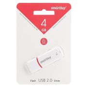 Накопитель USB 4Gb Smartbuy Crown белый