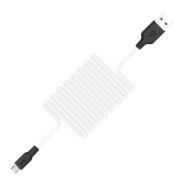 Кабель USB - Type-C Hoco X21, 2.1A, 1м, бело-чёрный