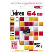 Карта памяти 64GB - Mirex карта памяти microSDHC сlass 10 без адаптера UHS-I