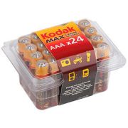 Батарейка AAA, LR03 - Kodak LR03 24BOX plastic MAX Super Alkaline 24/480