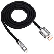 Кабель USB - Lightning X|O|Life NB-227, 6A, 1м, поддержка QC3.0, чёрный