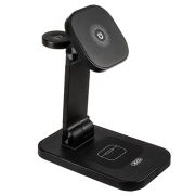 Беспроводное зарядное устройство X|O|Life TK23 15W чёрный, магнитное, дисплей 4 в 1