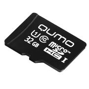 Карта памяти 32GB - Qumo карта памяти microSDHC class 10 без адаптера UHS-I