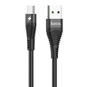 Кабель USB - Type-C Hoco U53, 5A, 1.2м, чёрный