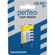 Батарейка 6LR61 - Perfeo 6LR61 1BL Super крона - 1/20/120