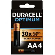 Батарейка AA, LR06 - Duracell LR06 4BL Optimum 4/64