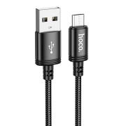 Кабель USB - MicroUSB Hoco X89, 2.4A, 1м, чёрный