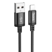 Кабель USB - Lightning Hoco X89, 2.4A, 1м, чёрный