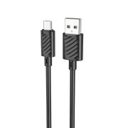 Кабель USB - MicroUSB Hoco X88, 2.4A, 1м, чёрный