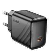 Адаптер Сетевой - Hoco CS24A, 1USB-C/PD25W чёрный