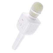 Микрофон для караоке беспроводная колонка Bluetooth Hoco BK5  белый