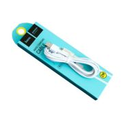Кабель USB - MicroUSB Hoco X1, 2.1A, 2м, белый