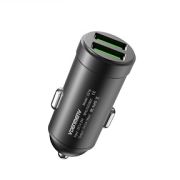 Адаптер Автомобильный - VDenmenv DZ16, 2USB/2.4A, чёрный