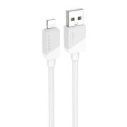 Кабель USB - Lightning Borofone BX106, 2.4A, 1м, белый
