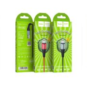 Кабель USB - MicroUSB Hoco X38, 2.4A, 1м, чёрный