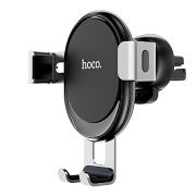 Автодержатель в дефлектор Hoco CA56 Plus зажим гравитационный серебристый