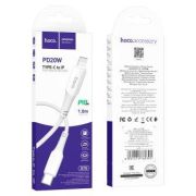 Кабель Type-C - Lightning Hoco X70, 3A/PD20W, 1м, белый