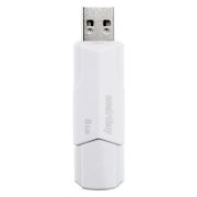 Накопитель USB 8Gb Smartbuy Clue белый