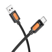 Кабель USB - Type-C Borofone BX114, 3A, 1м, чёрный
