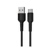 Кабель USB - Type-C Borofone BX16, 2A, 1м, чёрный