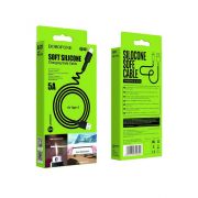 Кабель USB - Type-C Borofone BX31, 3A, 1м, силиконовый, чёрный