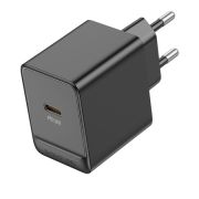 Адаптер Сетевой - Borofone BAS15A, 1USB/QC3.0/PD30W чёрный