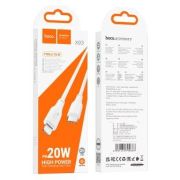 Кабель Type-C - Lightning Hoco X93, 3А/PD20W, 2м, белый