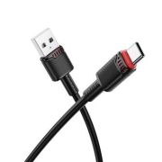 Кабель USB - Type-C Borofone BX110, 3A, 1м, чёрный