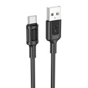 Кабель USB - Type-C Borofone BX111, 3A, 1м, чёрный