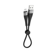 Кабель USB - MicroUSB Borofone BX32, 2.4A, 0.25м, чёрный