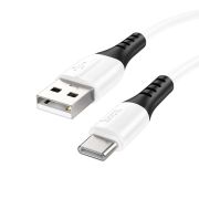 Кабель USB - Type-C Hoco X82, 3A, 1м, силиконовый, чёрный