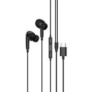 Наушники с микрофоном разъём Type-C Hoco M101 Pro чёрные