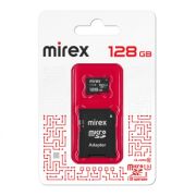 Карта памяти 128GB - Mirex карта памяти microSDHC сlass 10 с адаптером UHS-I U3