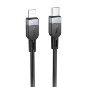 Кабель Type-C - Lightning Hoco X109, 3A/PD27W, 2м, чёрный