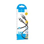 Кабель USB - Lightning Hoco X109, 2.4A, 1м, чёрный