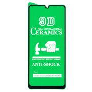 Защитное стекло для Samsung A33 5G чёрное керамическое Ceramic тех.пак.