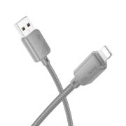 Кабель USB - Lightning Hoco X113, 2.4A, 1м, серый