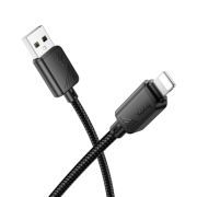 Кабель USB - Lightning Hoco X113, 2.4A, 1м, чёрный