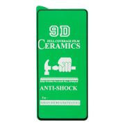 Защитное стекло для Samsung A52/A525 чёрное керамическое Ceramic тех.пак.
