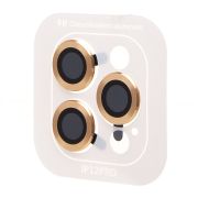 Защитное стекло для камеры iPh 12 Pro золотистый